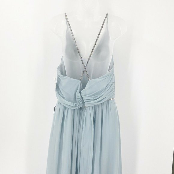 Jenny Packham Plus 18 Gown Jeweled-Trimmed Dress - Picture 9 of 11